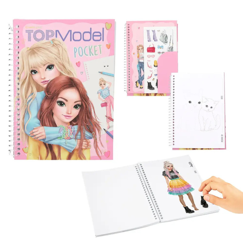 TOPModel Pocket Malbuch
