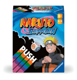 Box des Naruto Shippuden PUSH-Spiels mit lächelndem Naruto und farbenfrohen Grafiken.