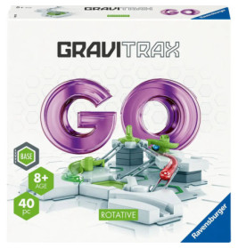GraviTrax GO Rotative Box mit Murmelbahn für Kinder ab 8 Jahren, 40 Teile, von Ravensburger.