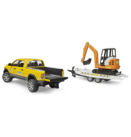 RAM 2500 Power Wagon Service+Anhänger+Minibagger