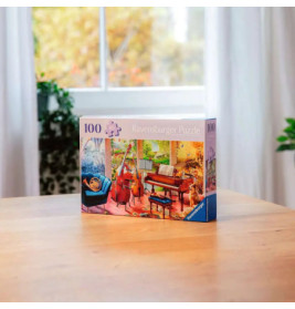 Musikalische Jahreszeiten Puzzle 100 Teile XL