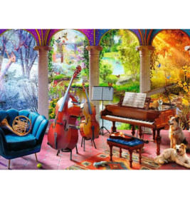 Musikalische Jahreszeiten Puzzle 100 Teile XL