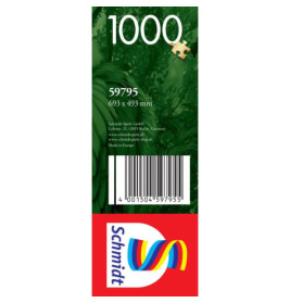 Puzzle Blüten, Fell und Federn 1000 Teile