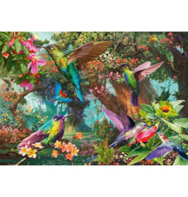 Puzzle Farbenspiel der Kolibri 1000 Teile
