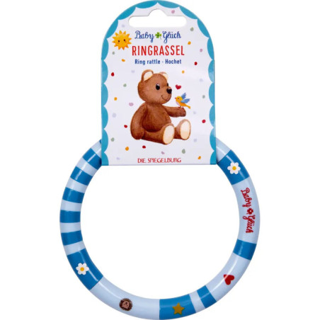 Ringrassel - BabyGlück, hellblau