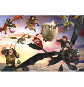 KIPU100T.Dragons, Drachen- reiter i. Aktion