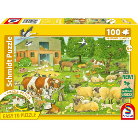 KIPU100T.Tierkinder auf dem Bauernhof