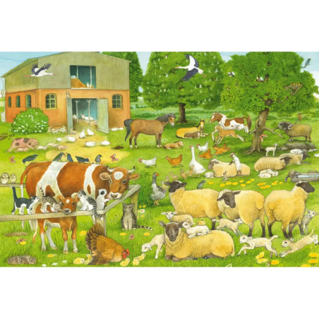 KIPU100T.Tierkinder auf dem Bauernhof