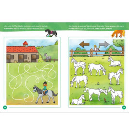 Pferdestark! Rätsel- und Mal- spaß