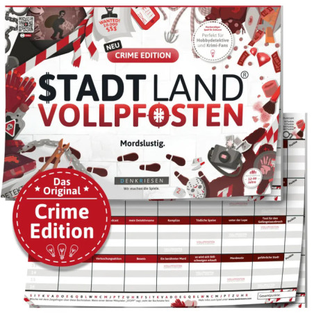 Stadt Land Vollpfosten Crime Edition Mordslustig