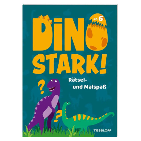 Dinostark! Rätsel-und Malspaß Dinostark