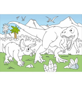 Dinostark! Rätsel-und Malspaß Dinostark