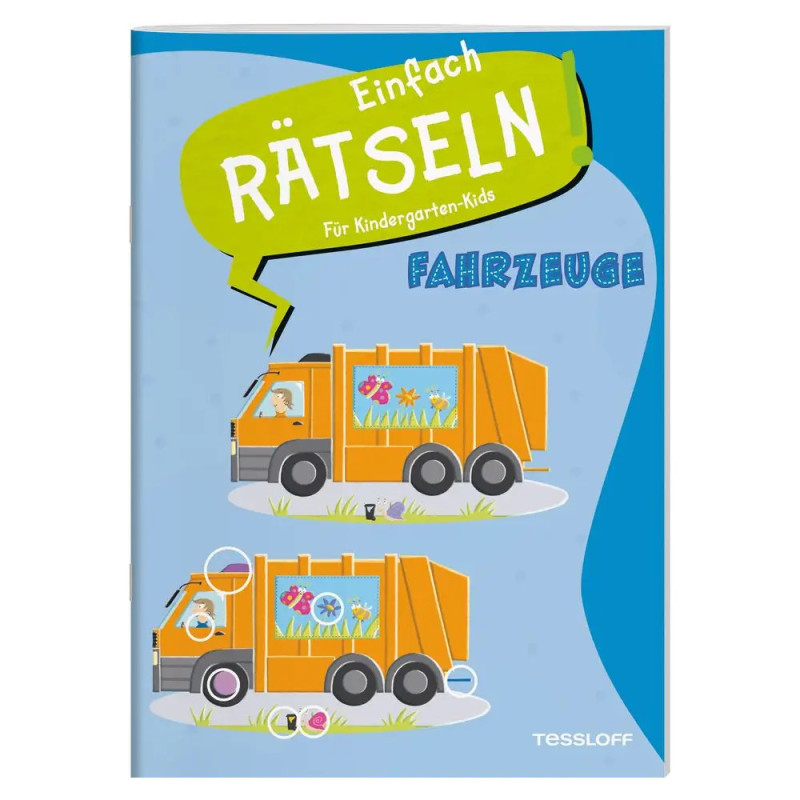 Einfach Rätseln! Für Kinder- gartenkinder Fahrzeuge