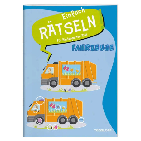 Einfach Rätseln! Für Kinder- gartenkinder Fahrzeuge