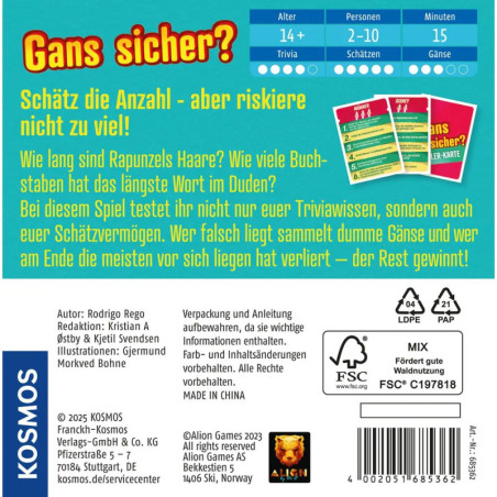 Gans sicher?