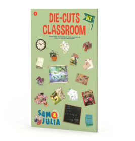 Sam&Julia Mäusehaus Miniaturge genst. a.Papier: Klassenzimmer