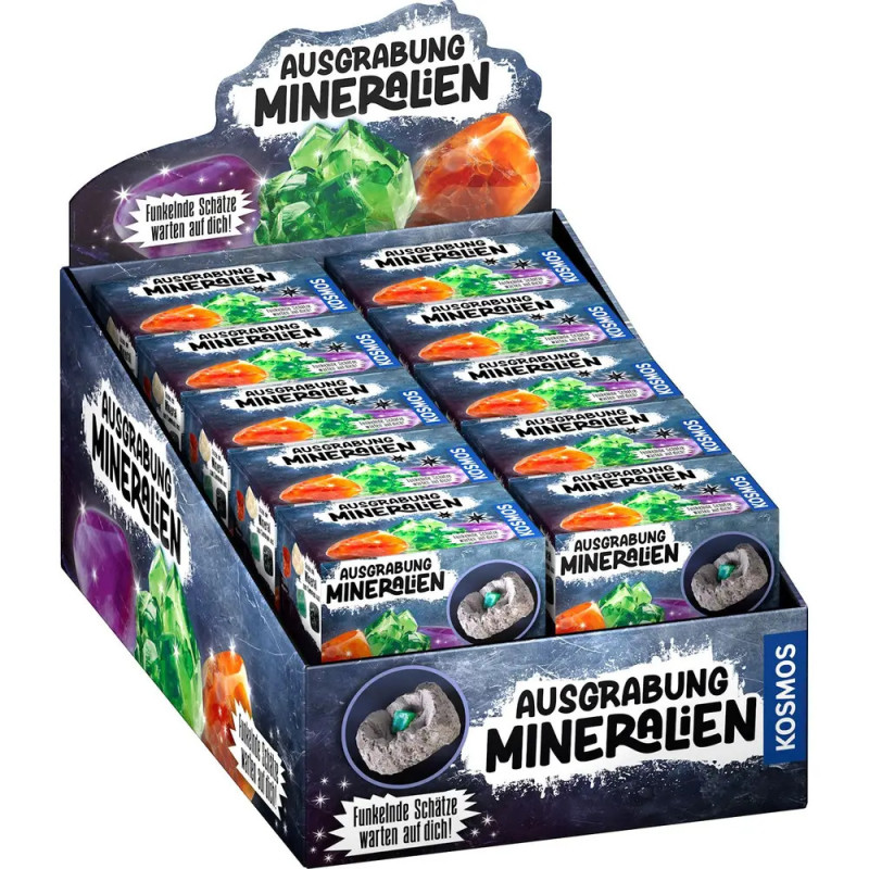 Ausgrabung Mineralien