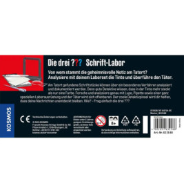 Die drei ??? Schrift-Labor