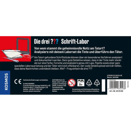 Die drei ??? Schrift-Labor