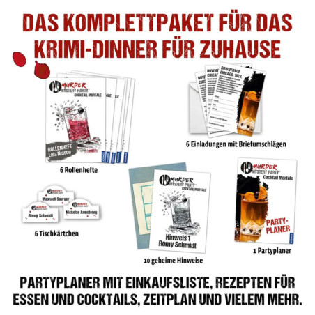 Murder Mystery Party Cocktail Mortale