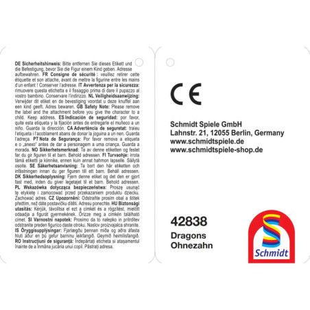 Dragons, Squishy Ohnezahn, 18c m