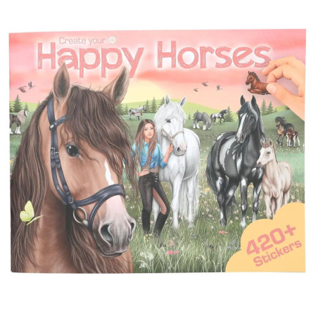 Create Your Happy Horses - Stickerbuch
