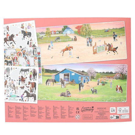 Create Your Happy Horses - Stickerbuch