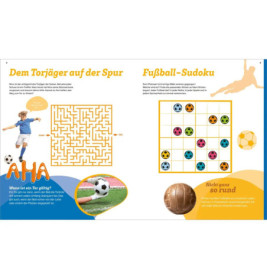 WAS IST WAS Rätseln und Stickern Fußball