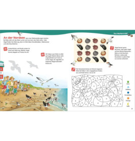 WAS IST WAS Junior Mitmach Heft Komm mit ans Meer
