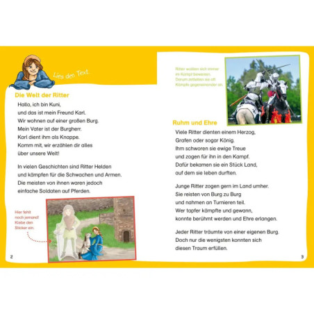 WAS IST WAS Erstes Lesen Lese Rätsel, Ritter