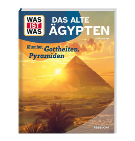 Buchcover mit Pyramide bei Sonnenuntergang, Titel: Was ist was: Das alte Ägypten.