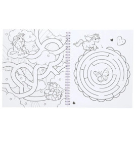 Ylvi Malbuch mit Einhorn Paill etten