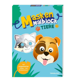 Masken-Malblock Tiere