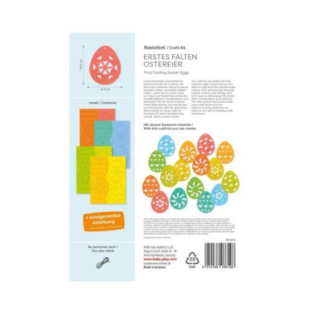 Bastelset - Erstes Falten Ostereier