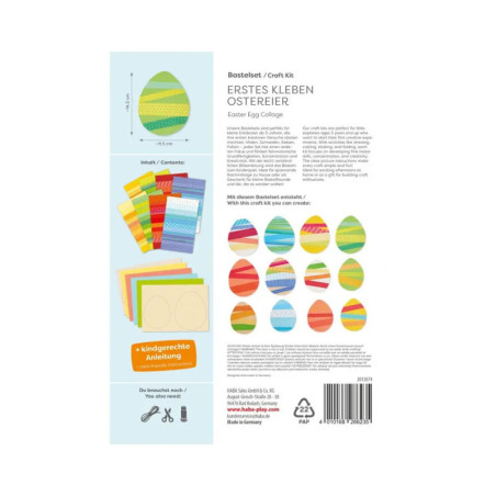 Bastelset - Erstes Kleben Ostereier