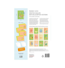 Bastelset - Erstes Malen Kritzelkarten O