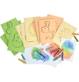 Bastelset - Erstes Malen Kritzelkarten O