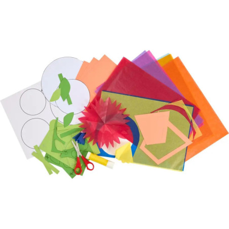 Bastelset - Fensterbild Blumentöpfchen