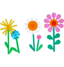 Bastelset - Fensterbild Frühling