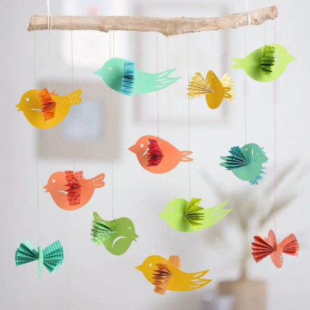 Bastelset - Erstes Falten Vögelchen