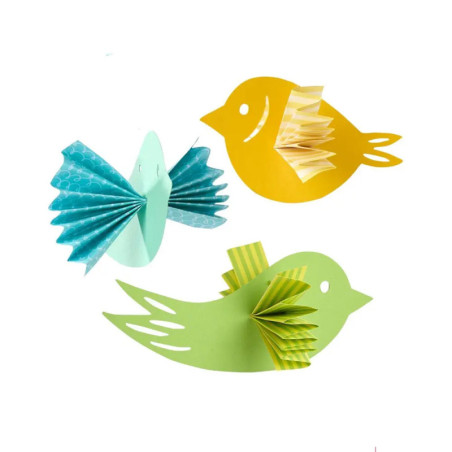 Bastelset - Erstes Falten Vögelchen