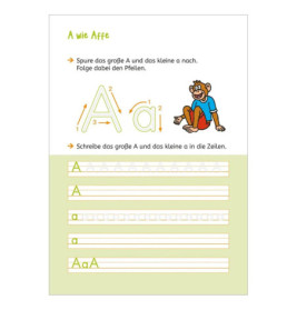 Buchstaben schreiben mit Spurrillen