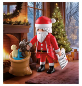 Weihnachtsmann mit Wunschzett el