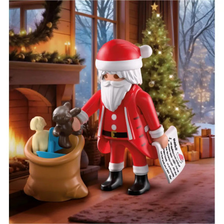 Weihnachtsmann mit Wunschzett el