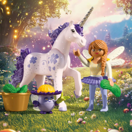 Sammeleinhorn Glückslavendel mit Fee