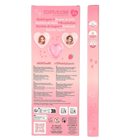 TOPModel bedruckte Badebombe