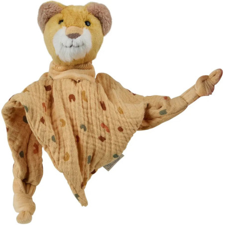 Schmusetuch S LÖWE Leo ocker
