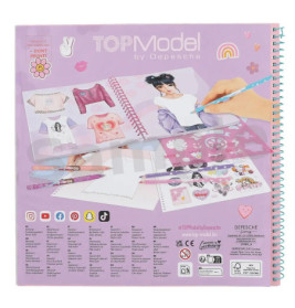 TOPModel T-Shirt Designer Malbuch