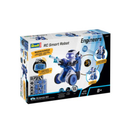 Revell RC Smart Robot Bausatz ab 8 Jahren, Verpackung zeigt blauen Roboter und Fernbedienung.