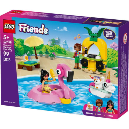 Friends Poolparty mit Einhorn und Flamingo Friends Poolparty mit Einhorn und Flamingo